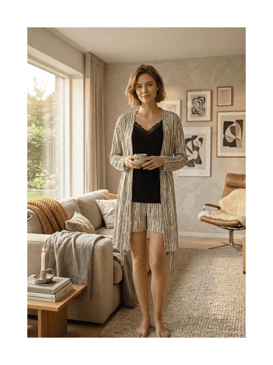 Pierre Cardin Étoile Premium 3’lü Pijama Takımı